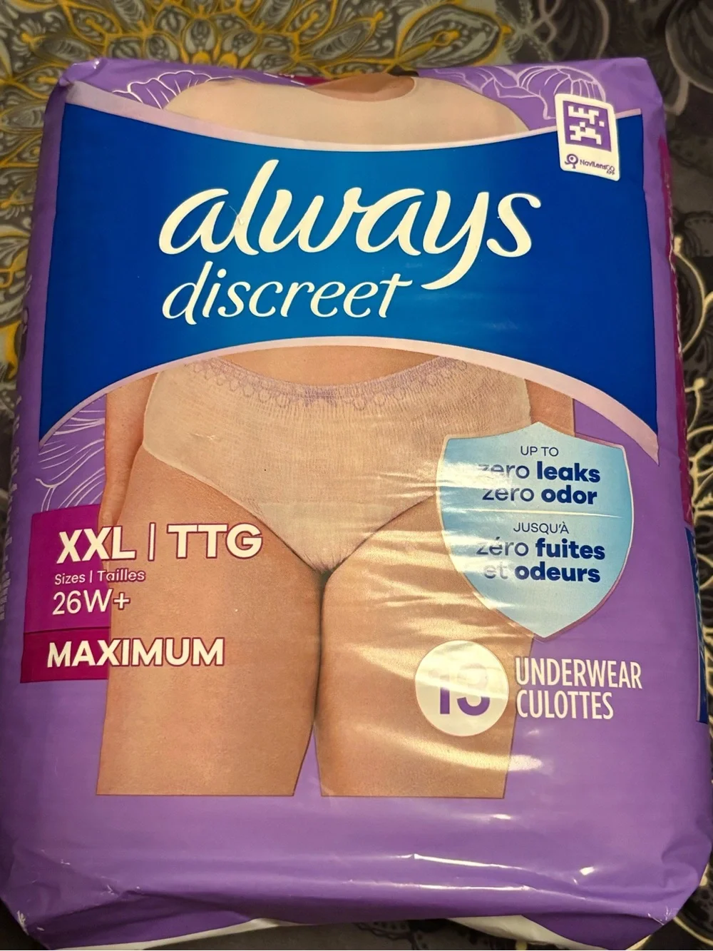 Always Discreet Maximum Underwear 1 pack 12 count